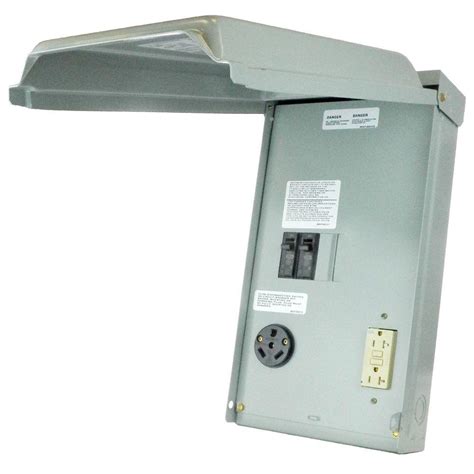 30a rv electric box with 20a gfci|30 Amp RV Outlet Box, RV Electrical Panel with UL Listed 30 .